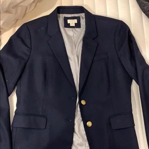 J. Crew navy blue schoolboy blazer size 10